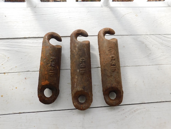 Antique Cast Iron Window Weight. 2lb, 2.5lb, 3lb, or 3.5lb Weight Choice.  Heavy Old Metal Anchoring Weight From an Old Factory 