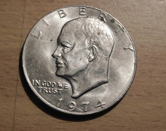 1971年 アイゼンハワー アメリカ 1ドル硬貨 - D ミントマーク