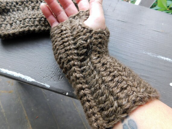 Handmade fingerless gloves outlet