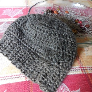 The Pecan Hat. Pecan wood brown handmade crocheted boho cap hat . winter accessory FestiveEtsyFinds zdjęcie 10