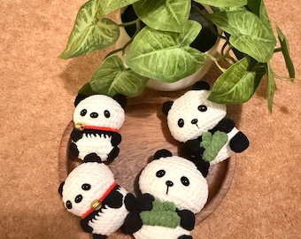 Crochet Panda Plush - Handmade Amigurumi Panda