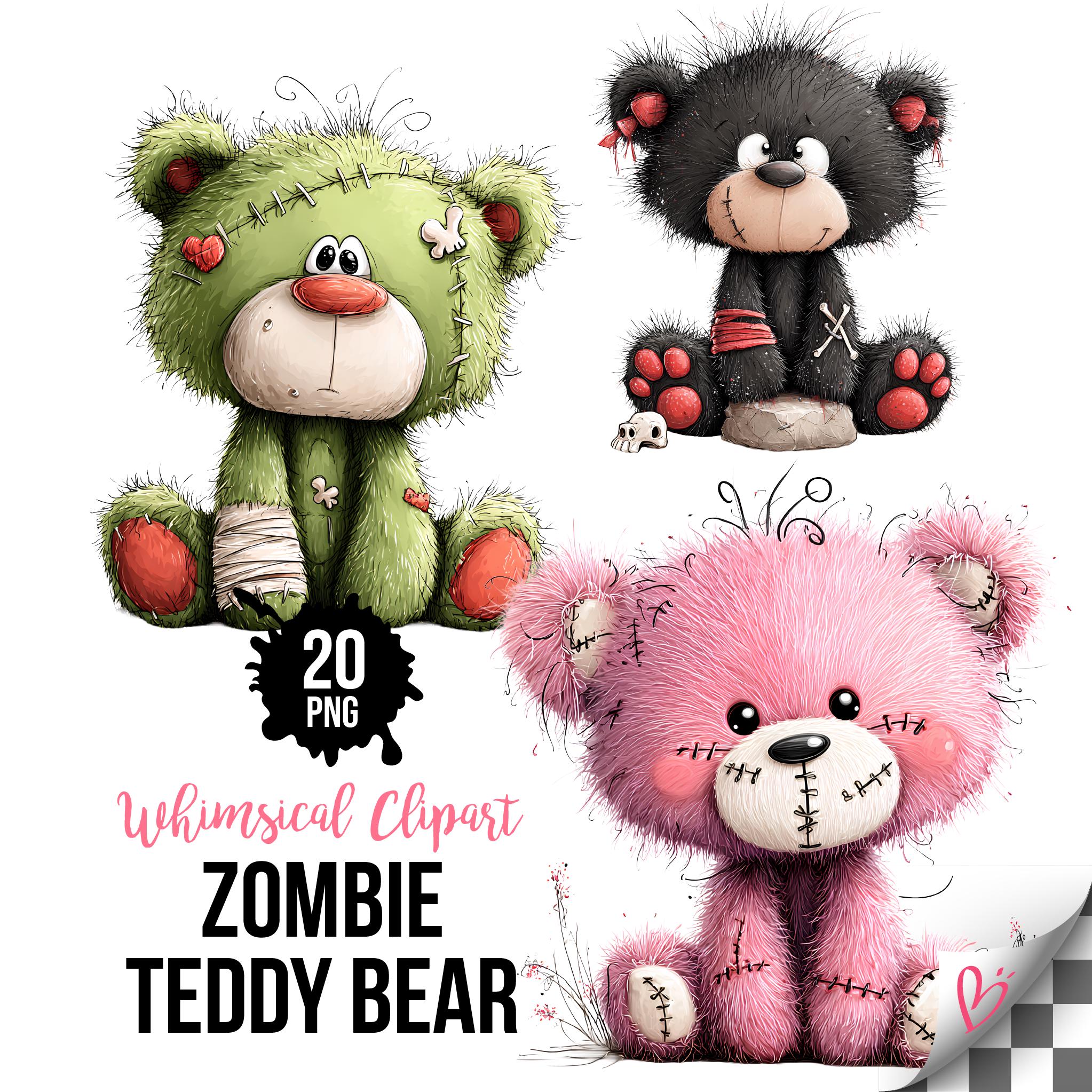 Zombie teddy bear - Etsy 日本