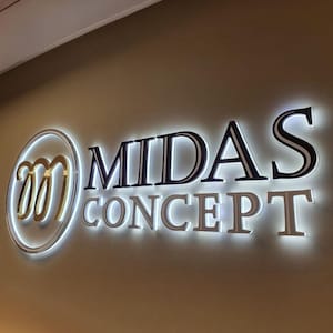 Letreros metálicos 3D personalizados, letreros con logotipo de salón, letreros comerciales retroiluminados, letreros con letras iluminadas, letreros luminosos para exteriores, letreros cortados con láser, letreros LED