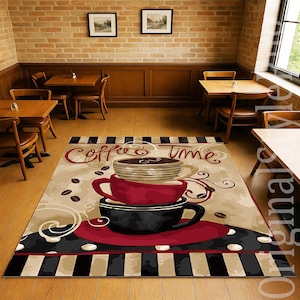 Coffee Rug,Kitchen Rugs,Coffee Enthusiast Rug,Office Rug,Living Room Rug,Area Rug,Home Decor,Bedroom Rug,Washable Rug,Gift Rug