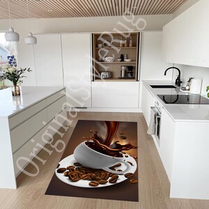 Coffee Rug,Kitchen Rugs,Coffee Enthusiast Rug,Office Rug,Living Room Rug,Area Rug,Home Decor,Bedroom Rug,Washable Rug,Gift Rug
