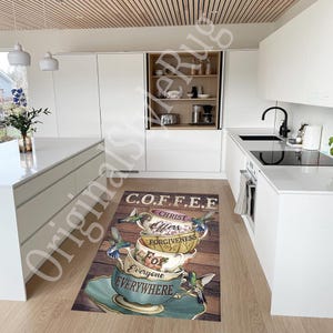 Coffee Rug,Kitchen Rugs,Coffee Enthusiast Rug,Office Rug,Living Room Rug,Area Rug,Home Decor,Bedroom Rug,Washable Rug,Gift Rug