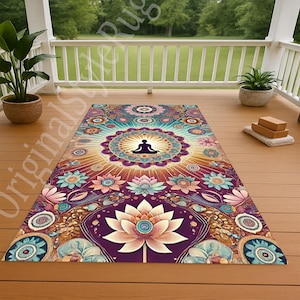 Yoga Rug,Meditation Rug,Spiritual Rug,Living Room Rug,Symbol Rug,Area Rug,Art Rug,Bedroom Rug,Kitchen Rug,Home Decor,Gift Rug,Non Slip Rug