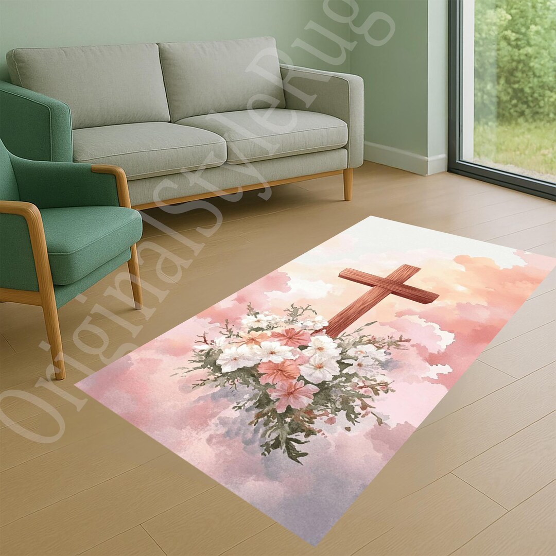 Custom Jesus Rug Prayer Mat,christian Morning Prayer,christian Prayer Rug,christian Gift ...