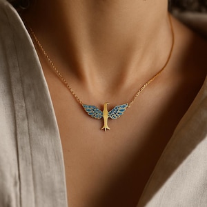 Phoenix Bird Necklace - Elegant Design - Attractive Wings - Fire Bird Necklace - Mythical Jewelry - Guardian Phoenix Bird - Good Luck Charm