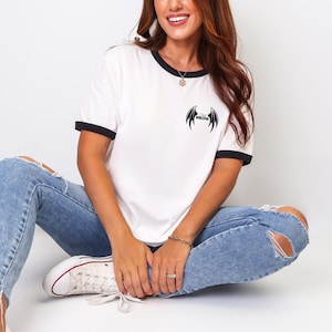 Club Wingspan Shirt | Romantasy Bookish T-Shirt | Bat Wing Fantasy Tee | Subtle Book Lover Gift | ACOTAR Inspired Shirt | Booktok Merch