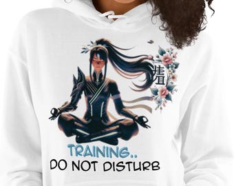 Training Do Not Disturb Hoodie - Cultivation Anime - Inspired Meditation Sweatshirt for Otaku & Gamers