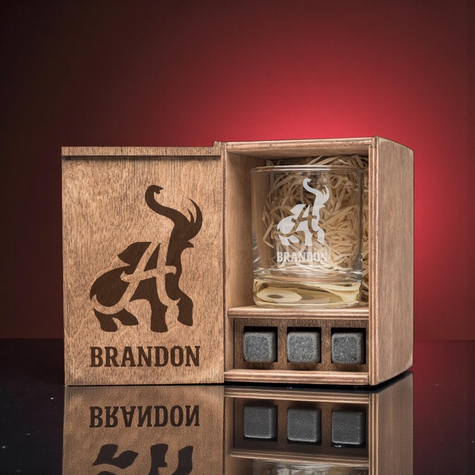 Alabama Football Whiskey Decanter Set With Glasses in Personalized ...