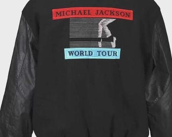 Vintage MICHAEL JACKSON History 1996 World Tour Jacket Size Men's