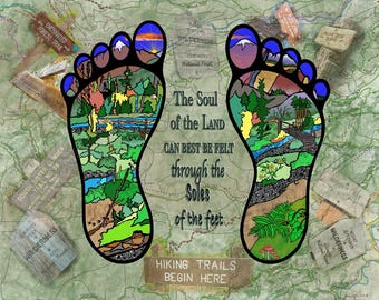 Print - Feet on the Land