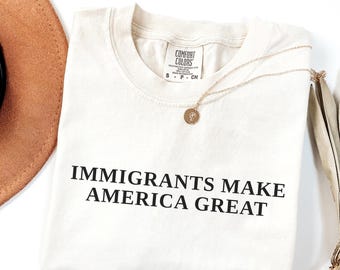 Pro Immigration Shirt, Einwanderer sind keine Kriminellen, aber der Präsident ist Anti-Trumpf-Shirt, feministisches Shirt, demokrat Geschenk, sarkastisches T-Shirt, Aktivist