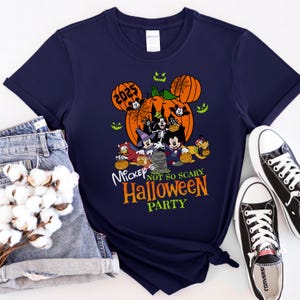 Mickey&#39;s Not-So-Scary Halloween Party Shirts, Mickey and Minnie Halloween Family Shirts, Disney Halloween Shirts