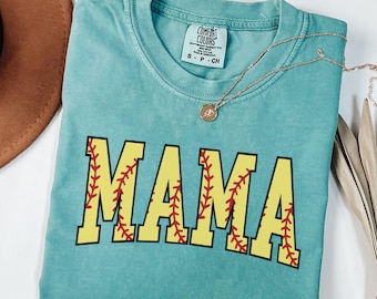 Comfort Colors® Baseball Mama Shirt, Mothers day Gift For Baseball Mom, Gift For Baseball Lover Mom Shirt, Mothers Day Shirt,Baseball Season