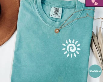 Sommer-Shirt, Strand-Shirts, süße Hemden, T-Shirt Frauen, Urlaubs-T-Shirt, süße Sommerkleidung, Urlaubshemden, Damen-T-Shirts, Komfortfarben-Hemd