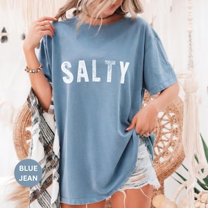 Camiseta Salty Comfort Colors: playera playera moderna y elegante