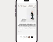 Design resume template fashion stylist | Clean cv sjabloon | fashion cv Canva | Beige black cv | Minimal cv template | Stylish cv |