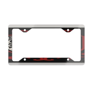 Custom Metal License Plate Frame | Personalized Car Decor, Gift for Car Enthusiasts, Unique Vehicle Accessories, Home Decor