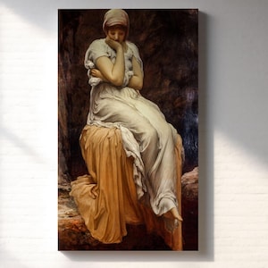 Frederic Leighton – Solitude – Poster d’arte classica per interni eleganti, minimalisti e contemplativi