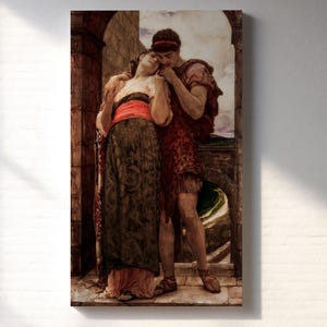 Frederic Leighton – Wedded – Poster artistico romantico e simbolico per interni eleganti e classici