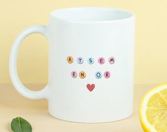 Mug ATSEM en Or – Cadeau de fin d'année scolaire, Merci ATSEM, Cadeau ATSEM