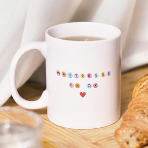 Taza Dorada para Maestros: Regalo de Fin de Curso, Agradecimiento al Maestro, Regalo para Maestros
