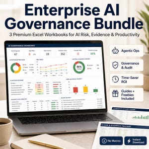 AI Governance Bundle 3-in-1 | EU Ai Act, Agentic Systems, Evidence Vault & ROI Dashboard