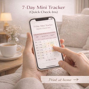 Menopause & Perimenopause Tracker Spreadsheet | HRT Symptom + Trigger Log | 30-Day Charts and Heatmap image 11