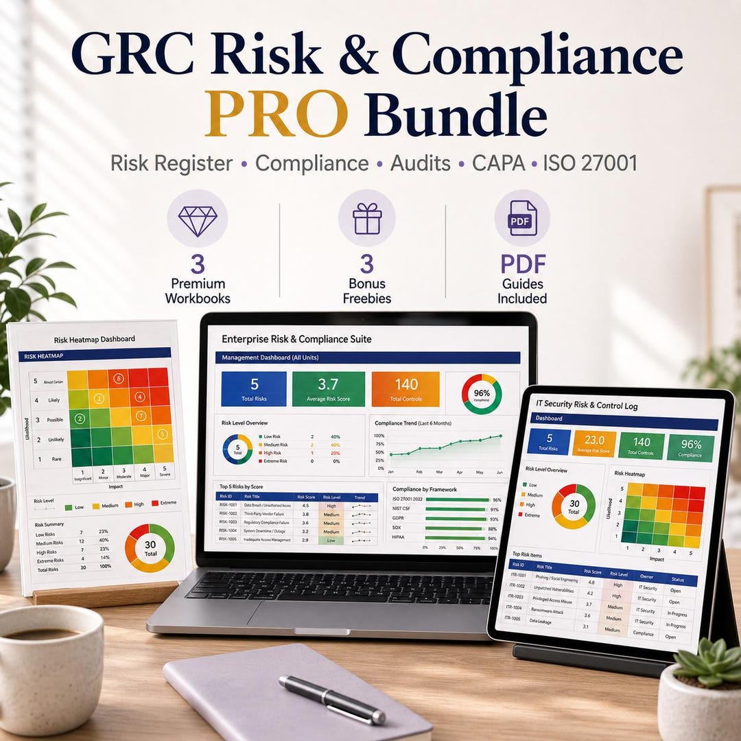 Capa Risk Matrix Examples Risk Register Excel Bundle | Compliance Dashboard Audit Tracker CAPA ...