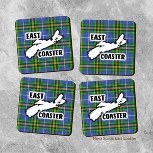 Sous-bocks, Nouvelle-Écosse, tartan de la Nouvelle-Écosse, carte de la Nouvelle-Écosse, côte est, sous-bocks, sous-bocks, Canada atlantique,