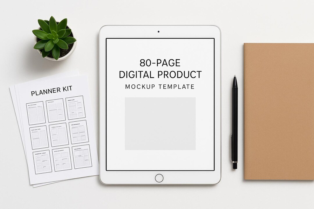 80 Canva Mockup Templates Editable Digital Product Mockups Etsy