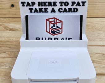 Square Reader Gen 2 Stand | Business Card Holder, Market Display, 3D Printed PLA