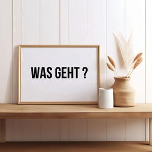 What&#39;s up poster saying funny typography wall picture - minimalist black and white poster for living room, office or shared apartment A4/A3/A2/A1/A0