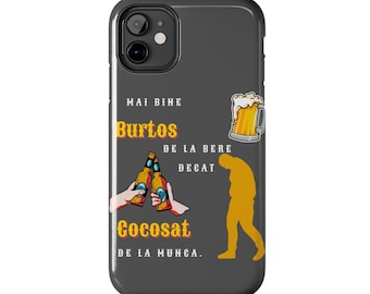 Funny Beer Lover Tough Phone Case: Durable Drinking Gift