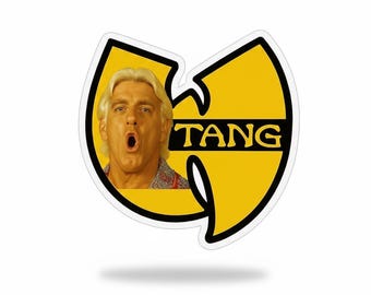 Rick Flair Wu-Tang Clan Parody Decal: Funny Hip Hop Sticker or Magnet