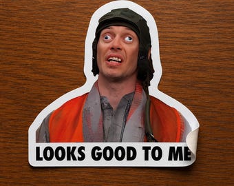 Funny Approval Sticker or Magnet: "Looks Good to Me" Office Humor