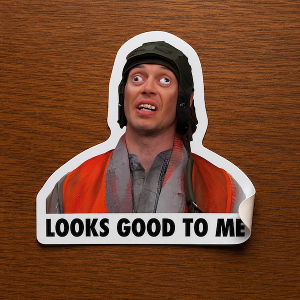 Funny Approval Sticker or Magnet: "Looks Good to Me" Office Humor
