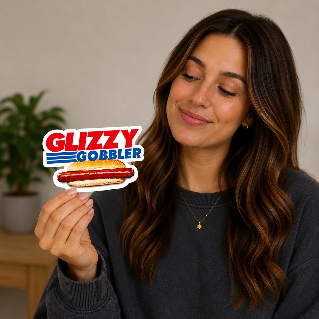 Glizzy Gobbler Sticker: Weatherproof Vinyl Decal - Etsy