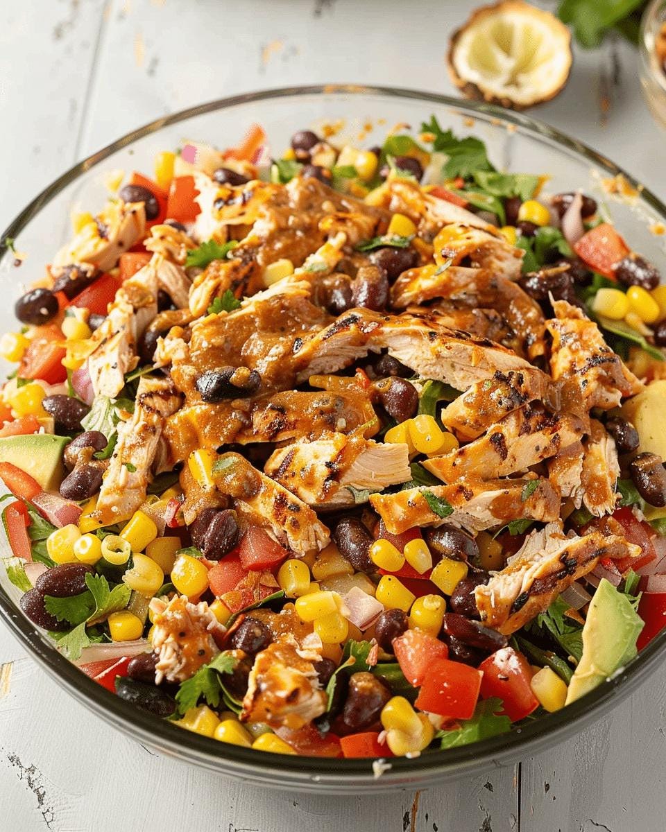 Healthy Recipe, Quick Southwest Chicken Salad Keto Friendly
