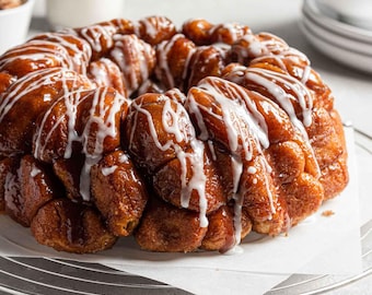 La migliore ricetta per il Monkey Bread (fatto in casa) | Ricetta del pane stampabile | Scarica il PDF