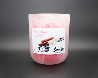 Cinnamon Vanilla Scented Candle - Hand-Poured Home Fragrance