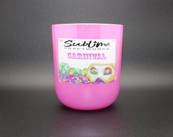 Homemade Scented Candle: Fruity Pear, Floral, Sweet Musk