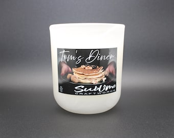 Handmade Maple Walnut Pancake Candle: Sonoma Jar, Coconut-Apricot Wax