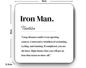Funny Cycling Coaster - 'Iron Man'