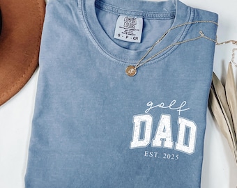 Comfort Colors® Golf Dad Shirt For Fathers Day, Golf Dad Appreciation Shirts, Best Dad By Par, Best Grandpa Golf Shirt, Dad Golfing Shirt