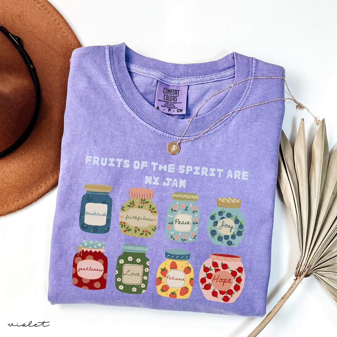 Comfort Colors® Fruit of the Spirit Shirt, Christian Shirt, Bible Verse ...