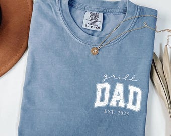 Comfort Colors® Grill Dad Shirt, Grilling Gifts For Grill Dad, Meat Smoker Grill T-Shirt, Funny Chef Shirt, BBQ Smoker Gift, BBQ Shirt Gifts